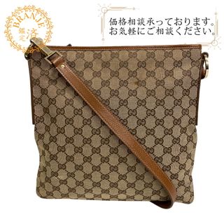 グッチ(GUCCI)のグッチ GUCCI ショルダーバッグ
 GG柄 斜め掛けタイプ 113013 ベージュ(ショルダーバッグ)