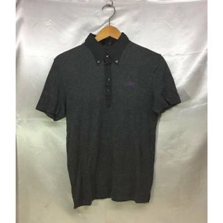 バーバリーブラックレーベル(BURBERRY BLACK LABEL)のBURBERRY BLACK LABEL バーバリーブラックレーベル ワンポイント刺繍 BDポロシャツ BMV60-306-06 サイズ：2 カラー：グレー(ポロシャツ)