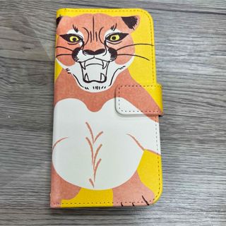 iPhone16 ケース iPhoneケース 手帳型 ライオン(iPhoneケース)