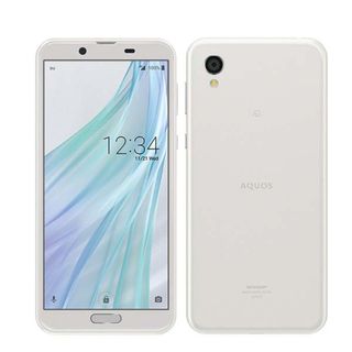 シャープ(SHARP)のAQUOS sense2 SHV43 シルキーホワイト SIMフリー 本体 UQモバイル スマホ シャープ  【送料無料】 shv43uw7mtm(スマートフォン本体)