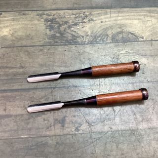 【中古品】 【光弘】 外丸 鑿 追い入れ鑿 2本組 鉋 鋸 和工具 大工道具 【東大和店】(工具)