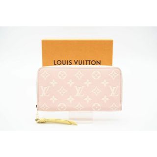 ルイヴィトン(LOUIS VUITTON)の★3日以内返品可★ LOUIS VUITTON ルイ ヴィトン M81279 モノグラム アンプラント ジッピーウォレット ピンク ベージュ イエロー財布【中古】(財布)