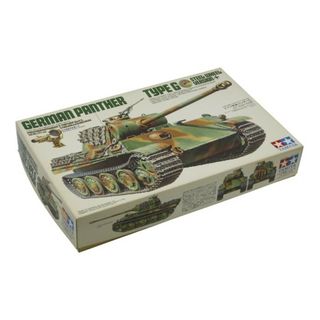 タミヤ 35174 1/35 ミリタリーミニチュアシリーズ NO.174 ドイツパンサーG型 スチールホイール仕様 中古 a1(模型/プラモデル)