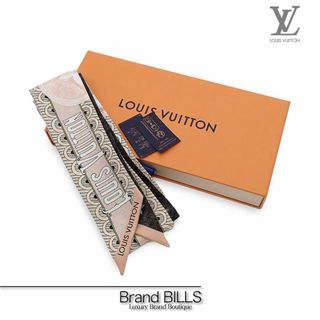 ルイヴィトン(LOUIS VUITTON)の未使用品・訳アリ ルイ ヴィトン バンドーBB マル メルヴェイユーズ スカーフ ヴィンテージポスター シルク ノワール マルチカラー M93323(バンダナ/スカーフ)