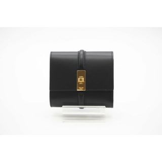 セリーヌ(CELINE)の★3日以内返品可★ CELINE セリーヌ 10F523CQ7.38NO サテンドカーフスキン スモール トリフォールドウォレット 16セーズ ブラック 財布【中古】(財布)