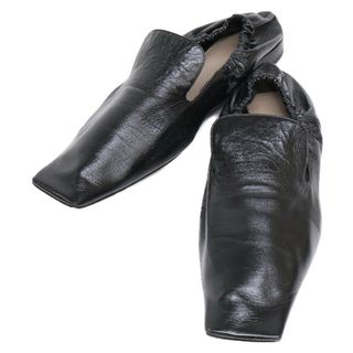 BOTTEGA VENETA - ボッテガヴェネタ アーモンド ストレッチレザー スクエアトゥ フラット 36
