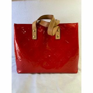 ルイヴィトン(LOUIS VUITTON)のヴィトン M91088 MI1015 ■ヴェルニ リードPM ハンドバッグ ルージュ レッド レディース エナメル Louis Vuitton □7E7G(ハンドバッグ)