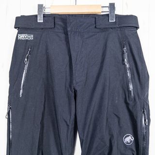 マムート(Mammut)の【Men's L ブラック系】 Mammut ( マムート ) スノーシャワーパンツ Snow Shower Pants ナイロン ウェア ボトムス ロングパンツ ハードシェル z00052515  ハードシェル(ワークパンツ/カーゴパンツ)