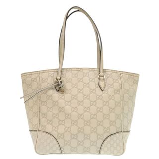 グッチ(GUCCI)の美品 グッチ 353119 グッチシマレザー アイボリー ハンドバッグ 1142【中古】GUCCI(ハンドバッグ)