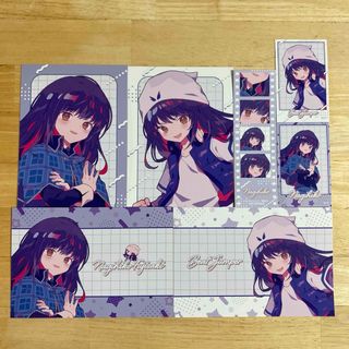 しゅごキャラ 夢ノ内 特典 イラストカード ポストカード 藤咲 なぎひこ 7点