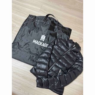 美品　MACKAGE ブラック ダウンジャケット　REEMA 　軽量ダウン