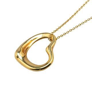 ティファニー(Tiffany & Co.)のティファニー オープンハート ネックレス K18YG イエローゴールド レディース TIFFANY&Co. 【222-20411】(ネックレス)