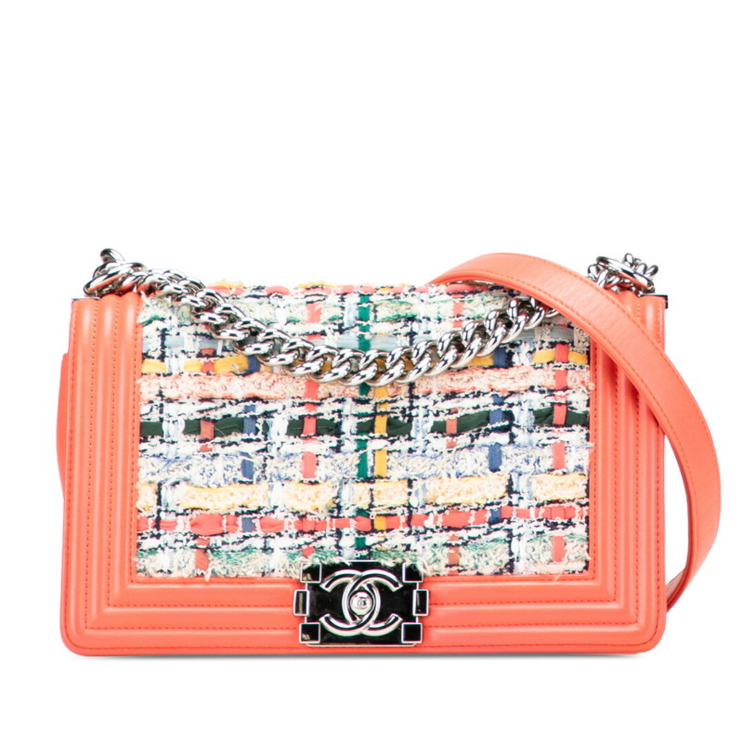 美品【シャネル】ツイードバケットバッグ ショルダーバッグ CHANEL - シャネル ボーイシャネル ショルダーバッグ ツイード