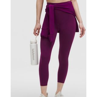 lululemonWunderTrainメッシュパネハイライズタイツ24インチ