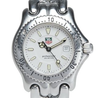 タグホイヤー(TAG Heuer)のタグホイヤー セル 腕時計 WG1312-0 クオーツ ホワイト文字盤 ステンレススチール レディース TAG HEUER 【214-23010】(腕時計)