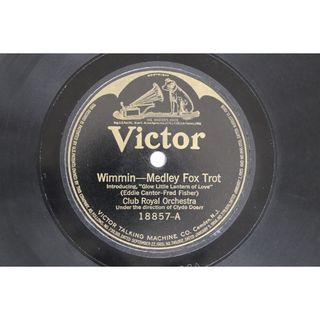 米78RPM/SP Club Royal Orchestra, Clyde Do Wimmin-medley / Good Bye Shanghai 18857 VICTOR /00500(その他)