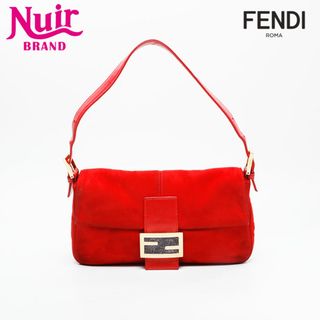 フェンディ(FENDI)のフェンディ FENDI スエード マンマバケット ショルダーバッグ(ショルダーバッグ)