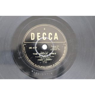 78RPM/SP Fred Lowery Proud Ones / Whistlers Daddy DE477 DECCA /00500(その他)