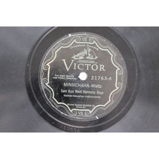 米78RPM/SP Sam Kuu West Harmony Boys Minnehaha / Drowsy Waters 21763 VICTOR /00500(その他)