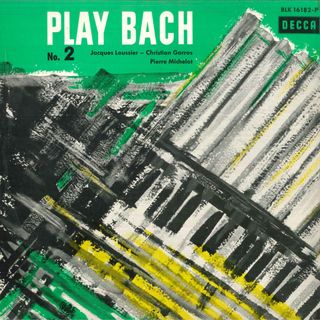 独LP Jacques Loussier, Christian Ga Play Bach No2 BLK16182P DECCA /00260(その他)
