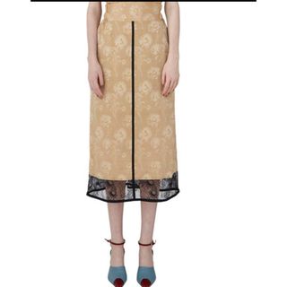 マメ(mame)の【mame kurogouchi】carnation willow skirt(ロングスカート)