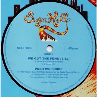 12” Positive Force We Got The Funk / Thats The Joint NEET1005 SEQUEL UK Vinyl /00250(その他)
