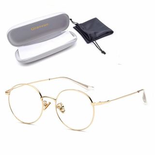 【在庫セール】[Granvan] ブルーライトカット メガネ pcメガネ uvカ(その他)