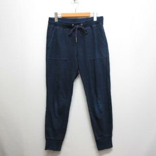 ジーユー(GU)のジーユー GU デニム スウェット イージー パンツ XL インディゴ(その他)