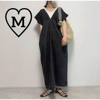 しまむら - 新品　しまむら　シャーリングワンピース　黒　Mサイズ