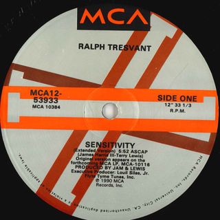 米12” Ralph Tresvant Sensitivity MCA1253933 MCA /00260