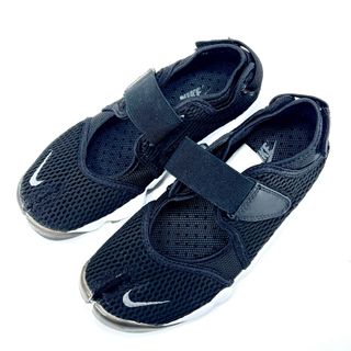 【ほぼ新品】NIKE エアリフト ブリーズ メッシュ 足袋 サンダル 黒24.0