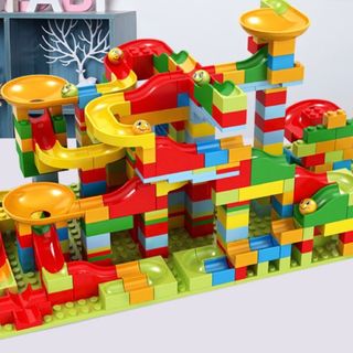 ボールコースター LEGO互換 知育玩具 モンテッソーリ ピタゴラスイッチ