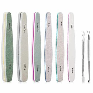 Ａｉｂｂｏｙｉジェルネイル ファイルセット スポンジバッファー キューティクルプ(ネイルケア)