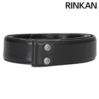 クロムハーツ(Chrome Hearts)のクロムハーツ  1.5 STRAP/1.5inchスクロールレーベルリベッツ レザーベルト メンズ 36(ベルト)
