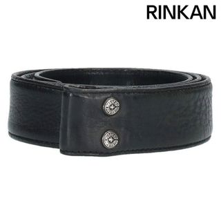 クロムハーツ(Chrome Hearts)のクロムハーツ  1.5 STRAP/1.5inchスクロールレーベルリベッツ レザーベルト メンズ 32(ベルト)