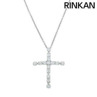 ハリーウィンストン(HARRY WINSTON)のハリーウィンストン  マドンナ・クロス・ペンダント スモール PT950ダイヤモンドネックレス レディース SMALL(ネックレス)