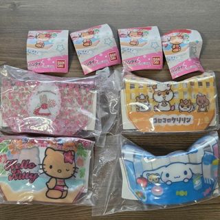 プールバッグ風 ミニポーチ2 4点セット(キャラクターグッズ)