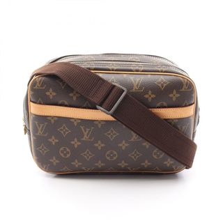 ルイヴィトン(LOUIS VUITTON)のルイ・ヴィトン LOUIS VUITTON リポーターPM モノグラム ショルダーバッグ バッグ PVCコーティングキャンバス レザー レディース ブラウン系 M45254 【中古】(ショルダーバッグ)