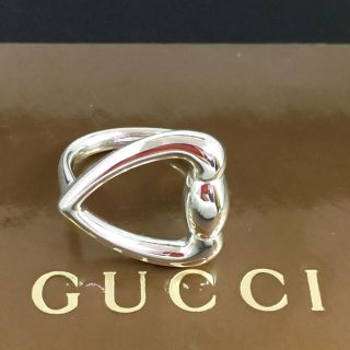 グッチ(Gucci)の新品仕上 グッチ ホースビット ハート リング シルバー 指輪 9.5号(リング(指輪))