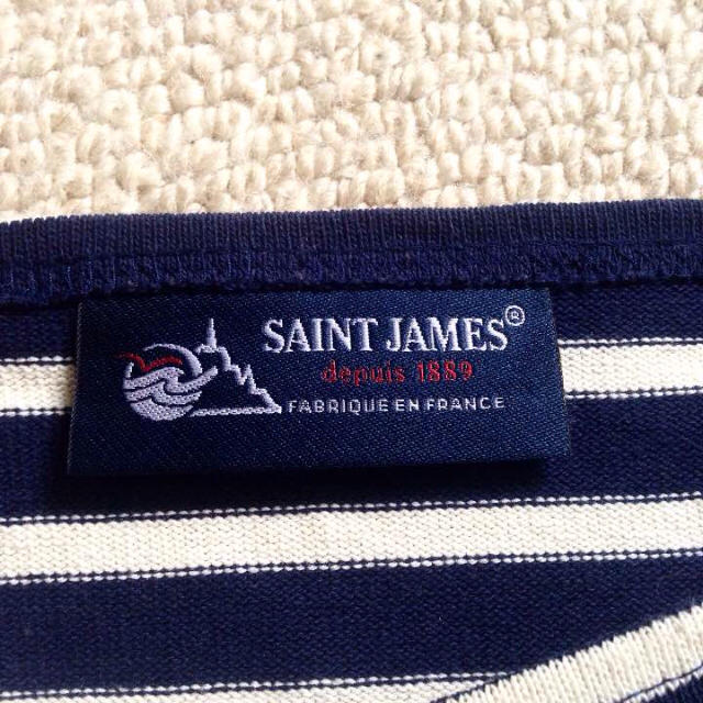 SAINT JAMES(セントジェームス)のセントジェームス ネイビー ボーダー xxs レディース レディースのトップス(カットソー(長袖/七分))の商品写真