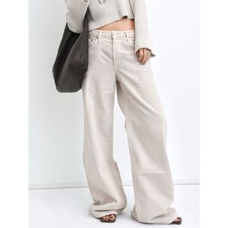 L'Appartement DEUXIEME CLASSE - ★新品★ アパルトモン 【AGOLDE】 CLARA JEAN IN TUSK
