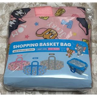 【トムとジェリー 保冷レジかごバッグ　ピンク】新品(その他)