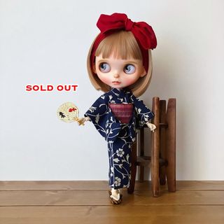 ブライス 浴衣 リカちゃん アウトフィット(人形)