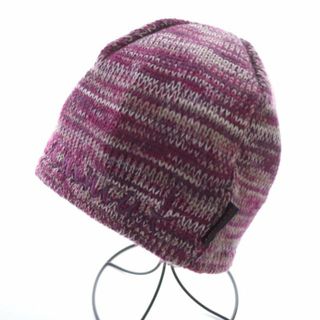 マムート(Mammut)のマムート ニット帽 キャップ ロゴ 刺繍 紫 パープル 白 ホワイト(その他)