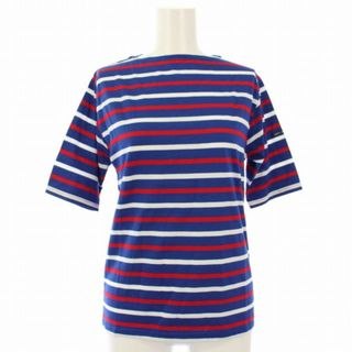 セントジェームス(SAINT JAMES)のセントジェームス  PIRIAC TRI Tシャツ 半袖 XXS 青 白 赤(Tシャツ(半袖/袖なし))