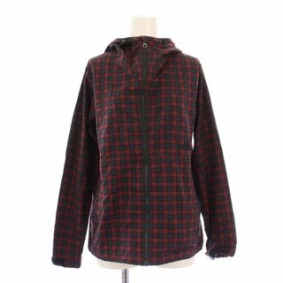 ザノースフェイス(THE NORTH FACE)のザノースフェイス コンパクトジャケット ナイロン アウター フード M 赤 紺(ブルゾン)