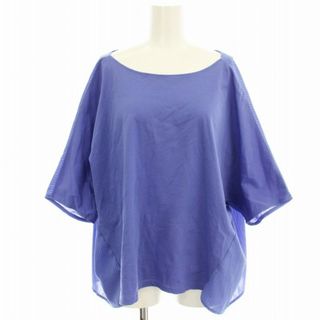 ユナイテッドアローズグリーンレーベルリラクシング(UNITED ARROWS green label relaxing)のユナイテッドアローズ green label ブラウス 半袖 カットソー 紫(カットソー(半袖/袖なし))