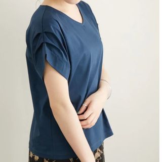 ロペピクニック(Rope' Picnic)のROPE' PICNIC　ロペピクニック　シルケットショルダータックプルオーバー(カットソー(半袖/袖なし))