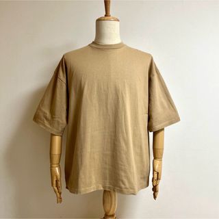 グッドウェアー(GOOD WEAR)のGood wear / グッドウェアー ビッグシルエット Tシャツ M ベージュ(Tシャツ/カットソー(半袖/袖なし))