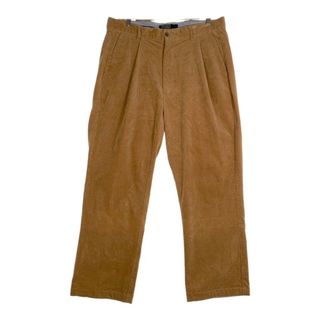 ポロラルフローレン(POLO RALPH LAUREN)のPolo by Ralph Lauren ポロラルフローレン CLASSIC FIT 1タック コーデュロイパンツ トラウザー キャメル Size 40T-38(その他)